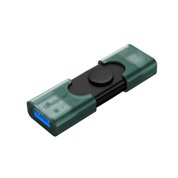 Kingston DataTraveler Duo USB Flash Drive 128GB USB-A + C
