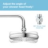 OFFO Shower Head Swivel Ball Adapter, All Metal Adjustable Shower