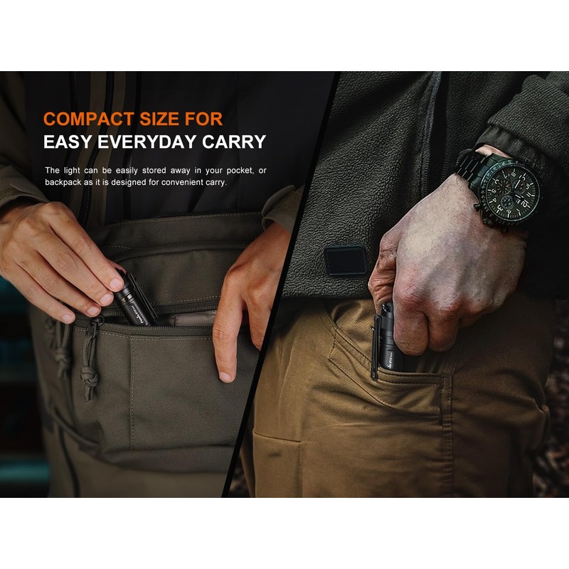 Fenix E12 V3 200 Lumen Compact LED AA Battery EDC