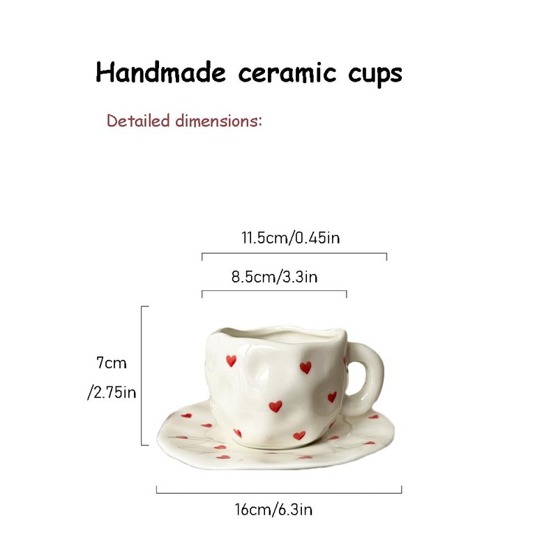 WULUN Ceramic Saucer with Pattern Thick Ceramic Multiple Models -