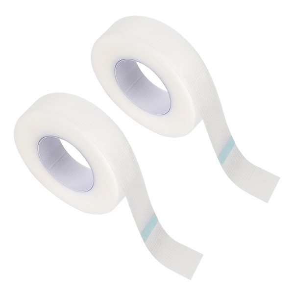 Kuyaehe 2 Rolls PE Eyelash Extension Tape, (1/2 Inch x