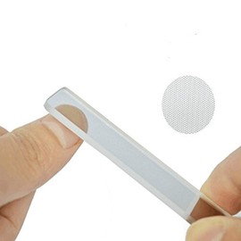 Premium Crystal Polish Glass Nail Files Manicure Set, Upgrade Nail Buffers, Nano Glass Nail Shiner, Professional Pedicure Files - Best Glass Nail Files for Natural Nails, 9cm, 2 Pack - Clear