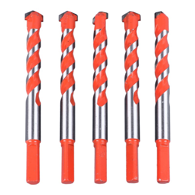 5PCS Twist Drill Bits 16.2mm Straight Triangle Shank Cemented Carbide