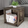 Home Lavish End Stackable Contemporary Minimalist Modular Cube Accent Table