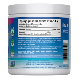 Natural Vitality Calm Magnesio Bebidas Antiestrés 226g Sabor frambuesa limón