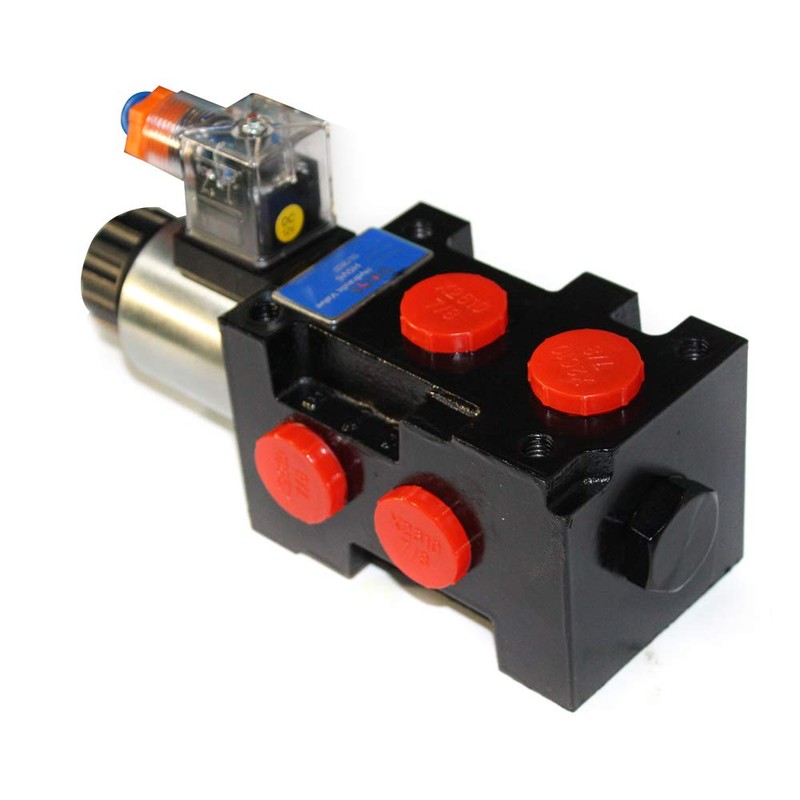 Hydraulic Solenoid Selector/Diverter Valve, 13 GPM Flow Rating, 50LPM Max