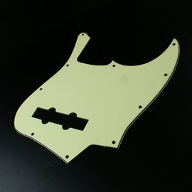Custom Guitar Pickguard Fits JB Jazz Bass 4-String style,3Ply Mint Green