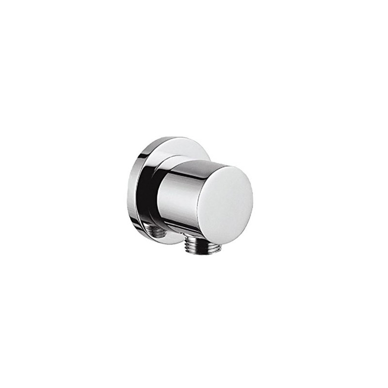 Designer Wall Connection Elbow for Shower Hose 1/2 Inch Chrome-Plated