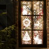 6 Sheet Christmas Window Clings, Christmas Window Stickers Christmas Tree