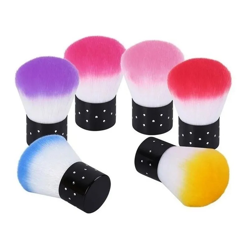 10 Brocha Maquillaje Profesional Bledo Rubor / Retiro Polvo Color