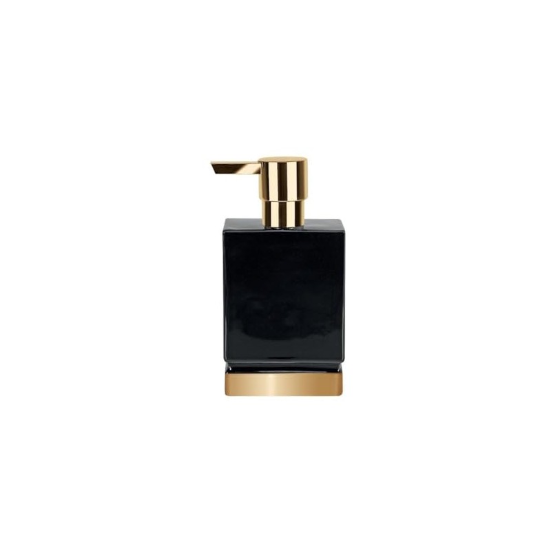Spirella Roma Black/Gold Soap Dispenser