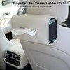 Car Tissue Holder, Ompellus Premium PU Leather Tissue Box Holder