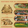 Sunthus Frog Toad Sculptures Garden Statues Yard Art Resin Decorations