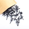 100pcs ALL Black Large Flange Blind Rivets, Aluminum, Flange Diameter