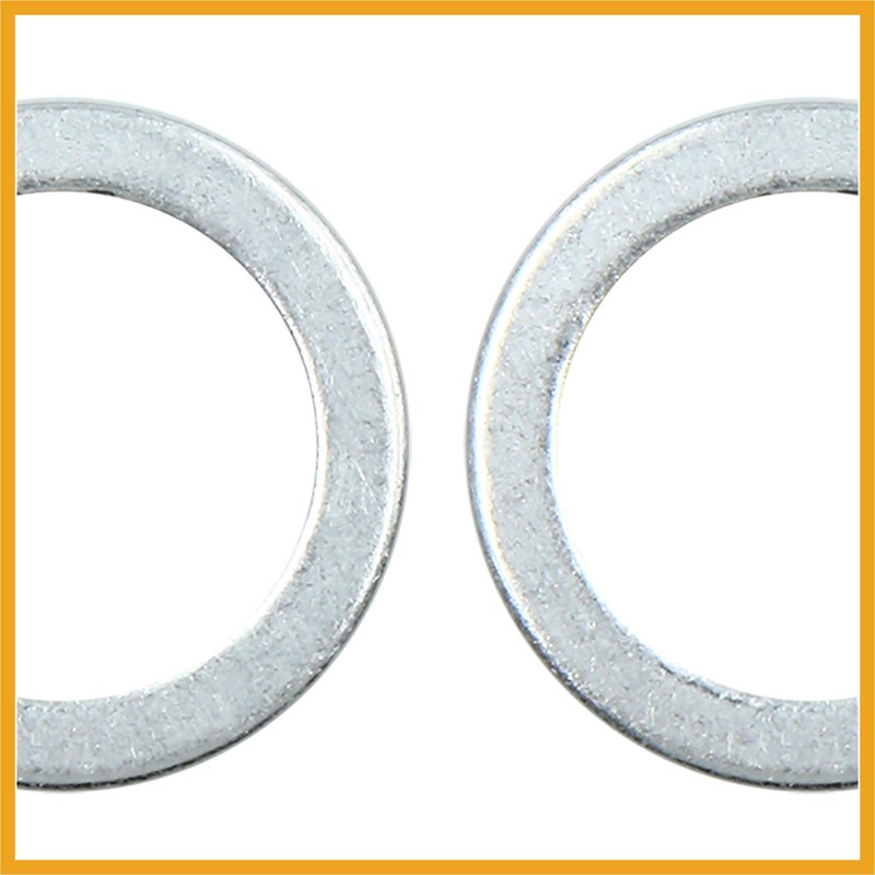 Partuto 10pcs Oil Crush Washers Drain Plug Gaskets 20mm ID.