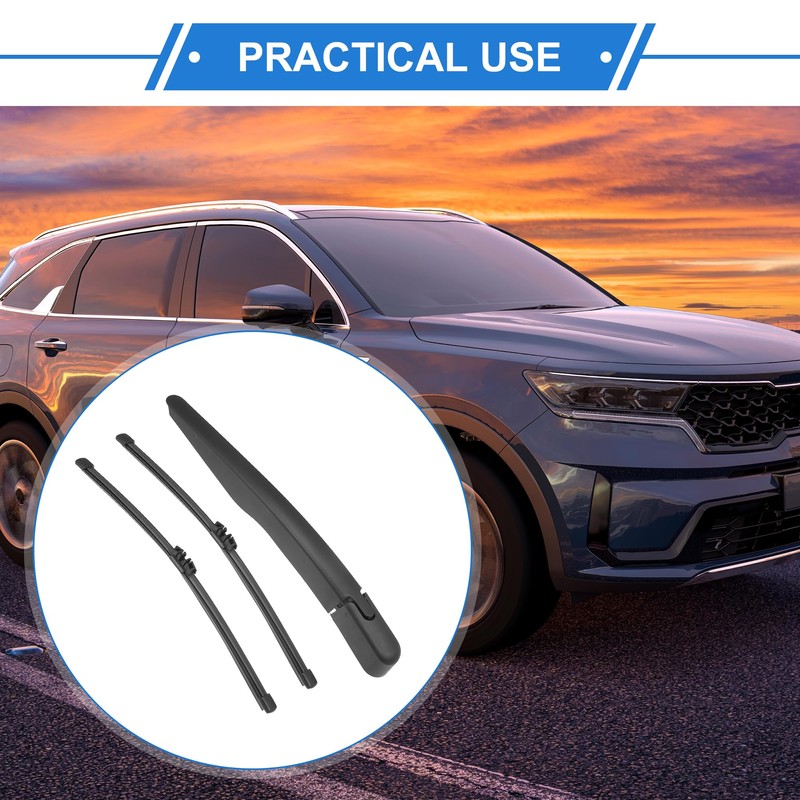 VekAuto 1 Set Rear Windshield Wiper Blade Arm Assembly Set