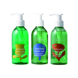 Ziaja Delicate Zone Dedicated Soap, Intima, 6.8 fl oz (200 ml), Set of 3 (MxDxC), Body Soap, M, Marigold, D: Dandelion, C, Chamomile, 3 Pieces Assorted