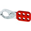 Abus 801 Lock Out Hasp 1in Red with Clamp
