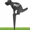 RamPro Ram-pro No Pooping Dog Sign - Cast Iron, Black,