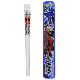 Komori Resin Kamen Rider Saber Chopsticks & Chopsticks Case Set, 6.5 inches (16.5 cm)
