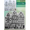 Penny Black Cling Rubber Stamps - Christmas Town 40-943