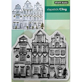 Penny Black Cling Rubber Stamps - Christmas Town 40-943