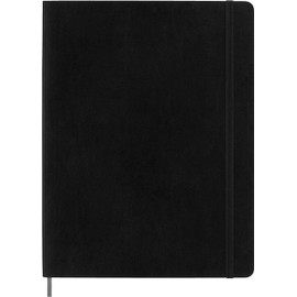 Moleskine Smart Notebook, Smart Writing System, Digital Smart Notebook with Soft Cover, Blank Pages and Practical Elastic Closure, XL Format 19 x 25, Colour: Black