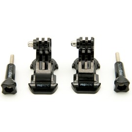PROtastic 2 x J-Haken Quick Release Schnalle und Daumen Schrauben für GoPro Hero/SJCAM Action Kameras (Radfahren, Klettern Helme etc.)