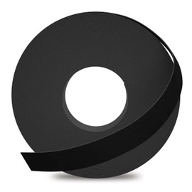 GSCIT Club Black Edge Banding, 3/4 inch x 50ft Melamine Edge Banding with Hot Melt Adhesive Pre-glued Edge Banding Flexible Edging for Plywood Cabinet Furniture