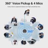 N newline Conference Speaker and Microphone, 4 AI Mics 360°