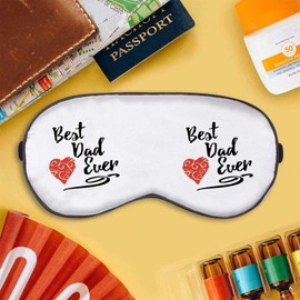 'Best Dad Ever with Red Heart' Sleep/Travel Eye Mask (EY00024087)
