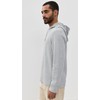 REIGNING CHAMP Men's Lightweight Waffle Standard Hoodie, Hgrey, Grey, L