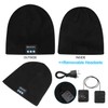Tagvo Bluetooth V5.0 Beanie with Touchscreen Gloves Set, Winter Warm