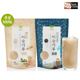 [ONLY Domestic] Grain Misugaru 1kg Black Bean, Rice Germ Meal Replacement Seonsik Doori Doori / [ONLY국산] 곡물 미숫가루 1kg 검정콩,쌀눈 식사대용 선식 두리두리