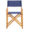 Benicabaly Comfortable Seating Solution with Folding Director's Chairs, Solid Acacia