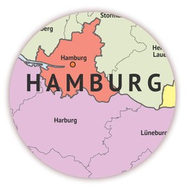 K703 XXL DIN B1, (1000 x 700 mm), Management Map, Germany Federal States, State Boundaries