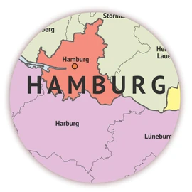 K703 XXL DIN B1, (1000 x 700 mm), Management Map, Germany Federal States, State Boundaries