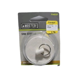 Master Plumber Sink Stopper Fits 1-5/8" To 1-3/4" Drains PN#714637