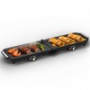 Sunvivi Electric Griddle Flat Grill: Indoor Grill with 2 Adjustable