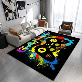 Gamer Gaming Area Rugs Boys Rugs Gaming Carpets Gamer Rug Game Room Gaming Room Gamer Room Decor for Boys Room Playroom Bedroom Living Room 60x39 Inch