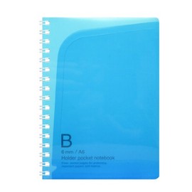 Kokuyo pocket notebook holder type B ruled A6 50 Sheets Light Blue Rhino – 470lb