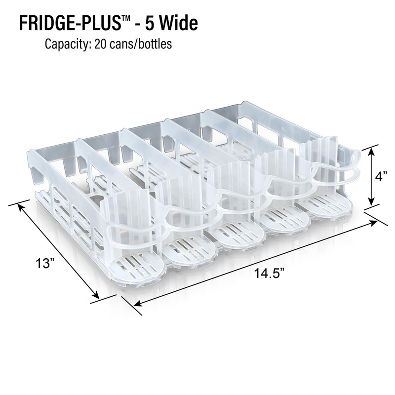 Display Technologies, Fridge-Plus Drink Organizer for Refrigerator Storage - Soda