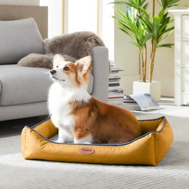 Tidore Orthopedic Dog Beds for Medium Large Dogs, Durable Egg Crate Foam Sofa Dog Bed wit Washable Removable Cover,Waterproof Lining and Nonskid Bottom,Pet Bed for Medium Dogs