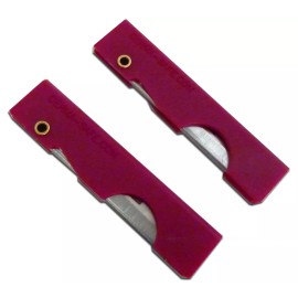 Derma-Safe Derma Safe Folding Razor Knife 2 pack Red for SERE Survival Tool Kit Blade