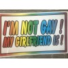 Security I’m No Gay But My Girlfriend Is Bumper Sticker