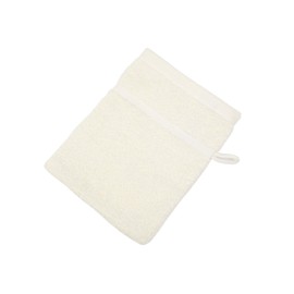 Gözze Sylt 7881-75-A1 Flannel Mitts (Set of 4) - 16 x 21 cm, natural, 16 x 21 cm