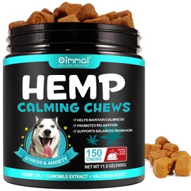REBODUM Calming Treats For Dogs, 150 Count Calming Chews for Dogs - Reduce Stress Relief, Separation, Barking - 100% Natural Ingredients Dogs Calming Treats