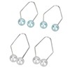 2 Pairs Dimple Trainer Stainless Steel Easy to Wear Develop