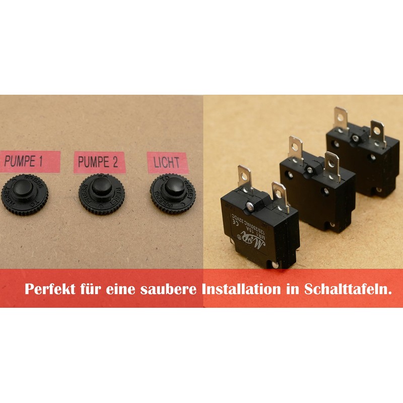 Mini Circuit Breaker 7 Amp Fuse | Max. 250 VAC/32