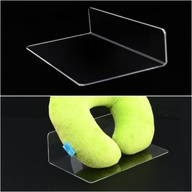 L형 투명 아크릴 칸막이 중형 디피용진열 (WFJLR8N) L-Shaped Transparent Acrylic Partition Medium Display Stand (WFJLR8N)